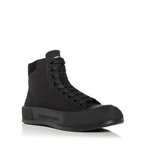 Alexander McQueen Black High-Top Boots